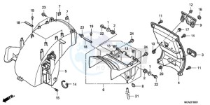 GL1800A Korea - (KO) drawing REAR FENDER (PREMIUM AUDI O)