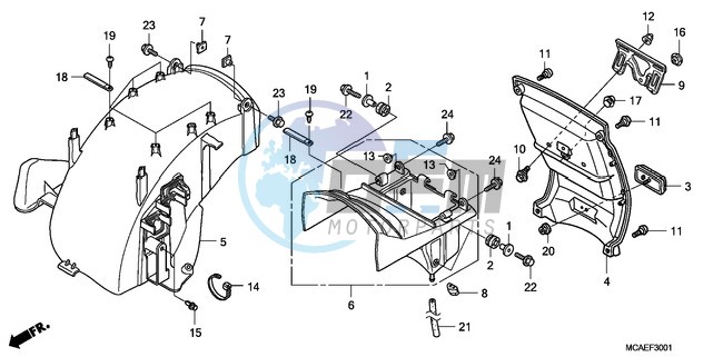 REAR FENDER (PREMIUM AUDI O)