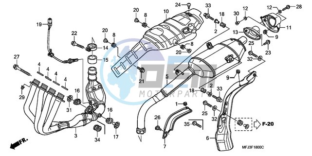 EXHAUST MUFFLER