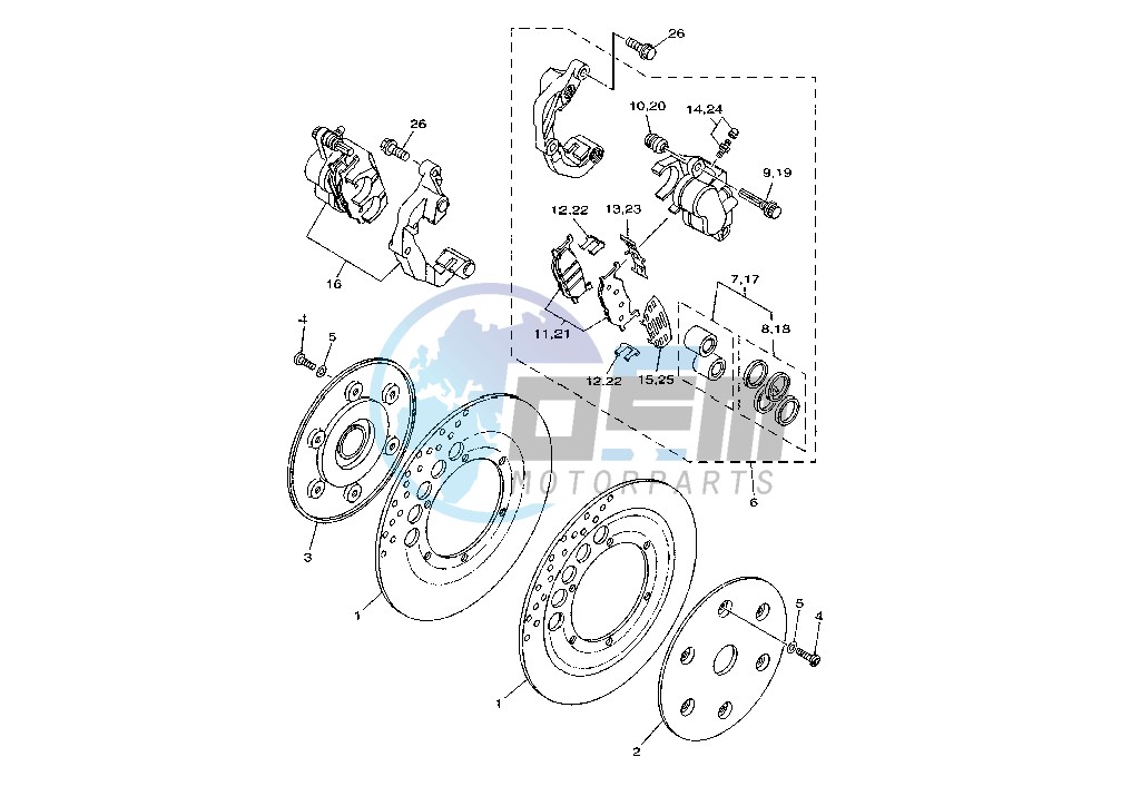 FRONT BRAKE CALIPER