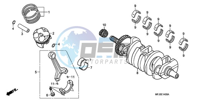 CRANKSHAFT/PISTON