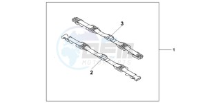 CBR600FB drawing TAIL PACK ATT.