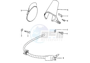 ELYSEO - 100 cc drawing ANTI THEFT CABLE