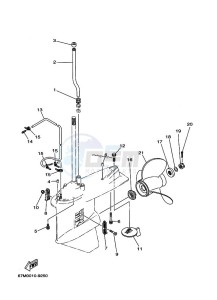 Z200PETOL drawing LOWER-CASING-x-DRIVE-2