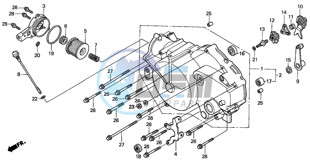 FRONT CRANKCASE COVER (1)