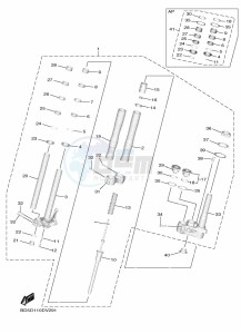 NIKEN MXT850 (BD5F) drawing FRONT FORK 2