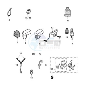 FOX GSXA EU drawing ELECTRIC PART