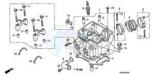 CRF250R9 Europe Direct - (ED / CMF) drawing CYLINDER HEAD