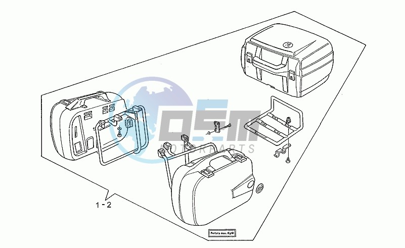 Side cases - top box