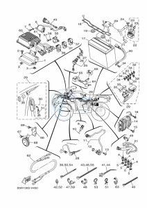 YFM450FWBD KODIAK 450 (B5R3) drawing ELECTRICAL 1