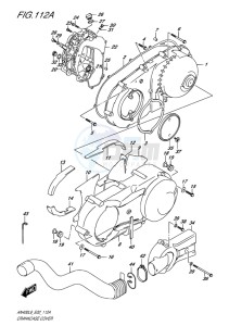 AN400 BURGMAN EU drawing CRANKCASE COVER