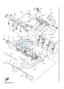 XJ6SA 600 DIVERSION (S-TYPE, ABS) (36DF 36DJ) drawing INTAKE 2