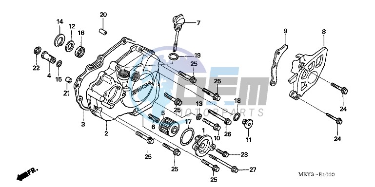 L. CRANKCASE COVER