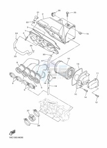 FJR1300D-AS FJR1300AS (B959) drawing INTAKE