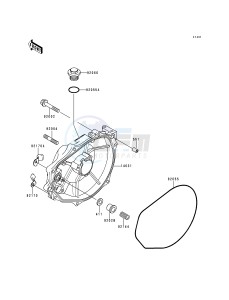 JH 750 G [XI SPORT] (G1-G2) [XI SPORT] drawing ENGINE COVER-- S- -