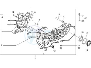 NRG 50 power DD drawing Crankcase