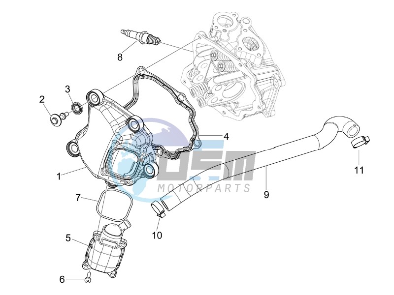 Cylinder head cover