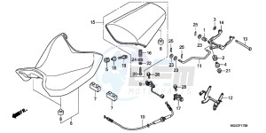 NC700XC drawing SEAT