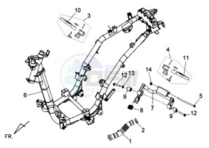 ALLO 50 25 KMH drawing FRAME