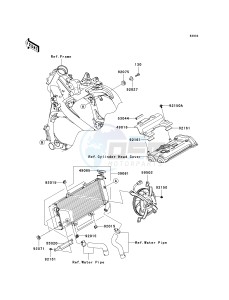 KLE 650 A [VERSYS] (9F-9F) A8F drawing RADIATOR-- A7F_A8F- -