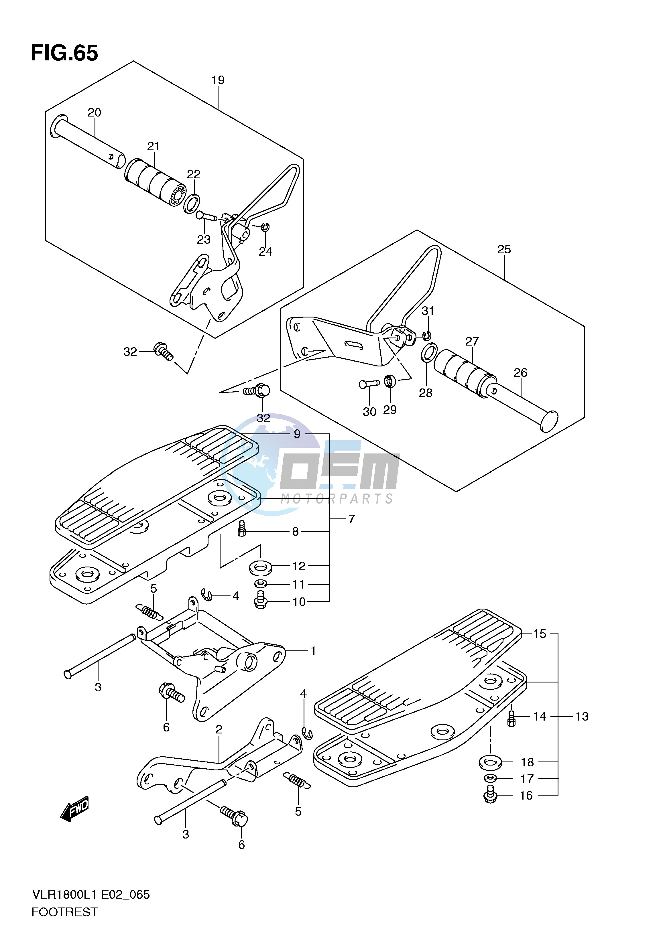 FOOTREST (VLR1800L1 E2)