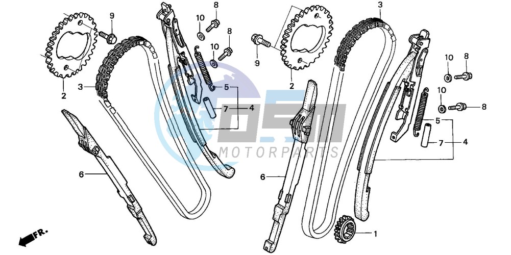 CAM CHAIN/TENSIONER