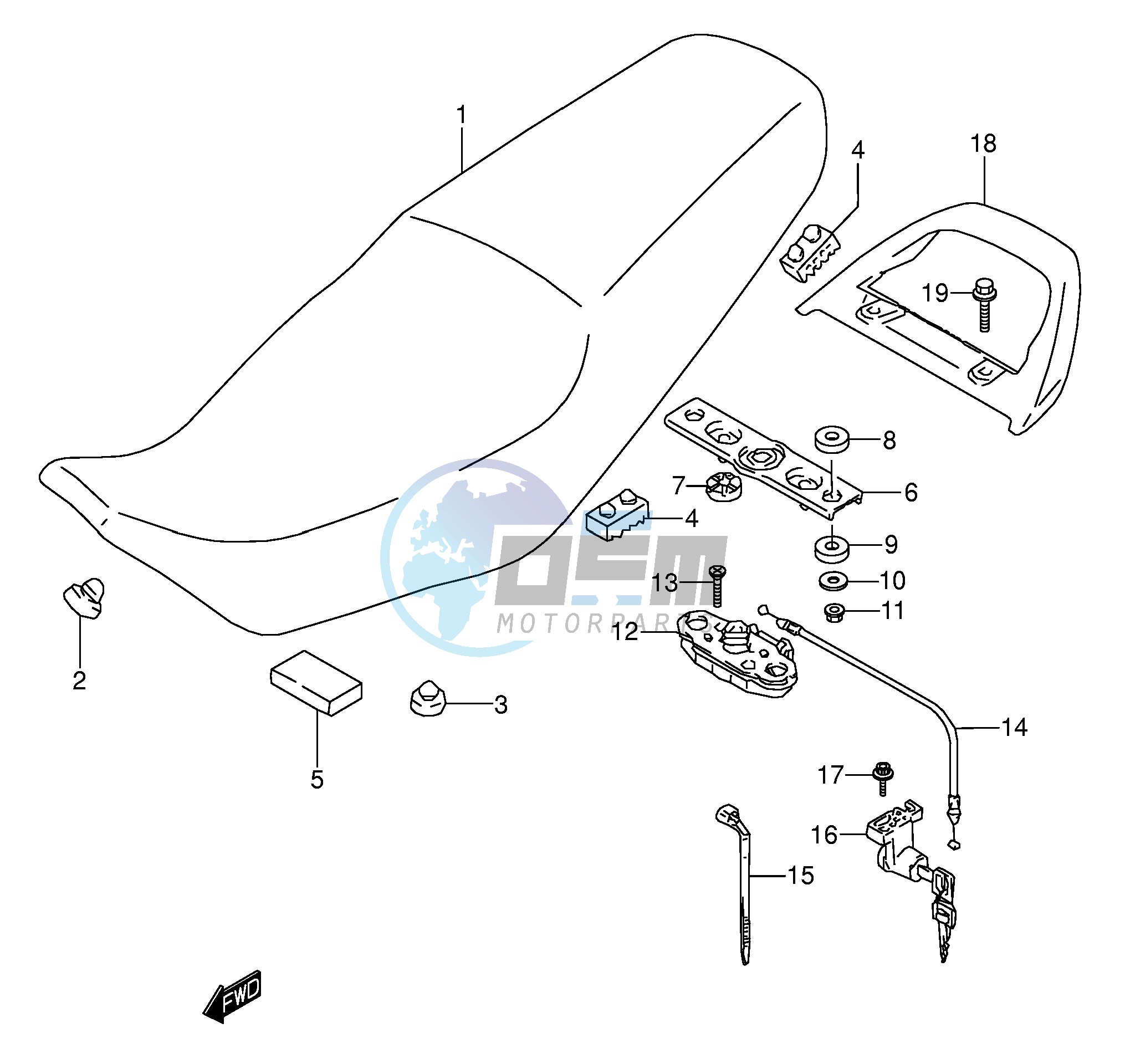 SEAT (MODEL K L M N P R)