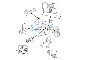 XC K CYGNUS R 125 drawing ELECTRICAL DEVICES