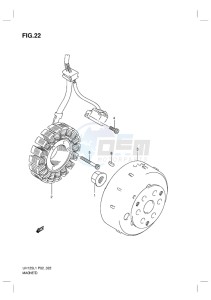 UH125 BURGMAN EU drawing MAGNETO