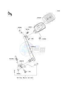 VN 1600 E [VULCAN 1600 CLASSIC] (6F) E6F drawing BRAKE PEDAL_TORQUE LINK