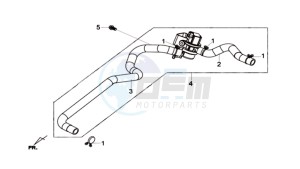 GTS 125I L6 drawing AIRFILTER UNIT