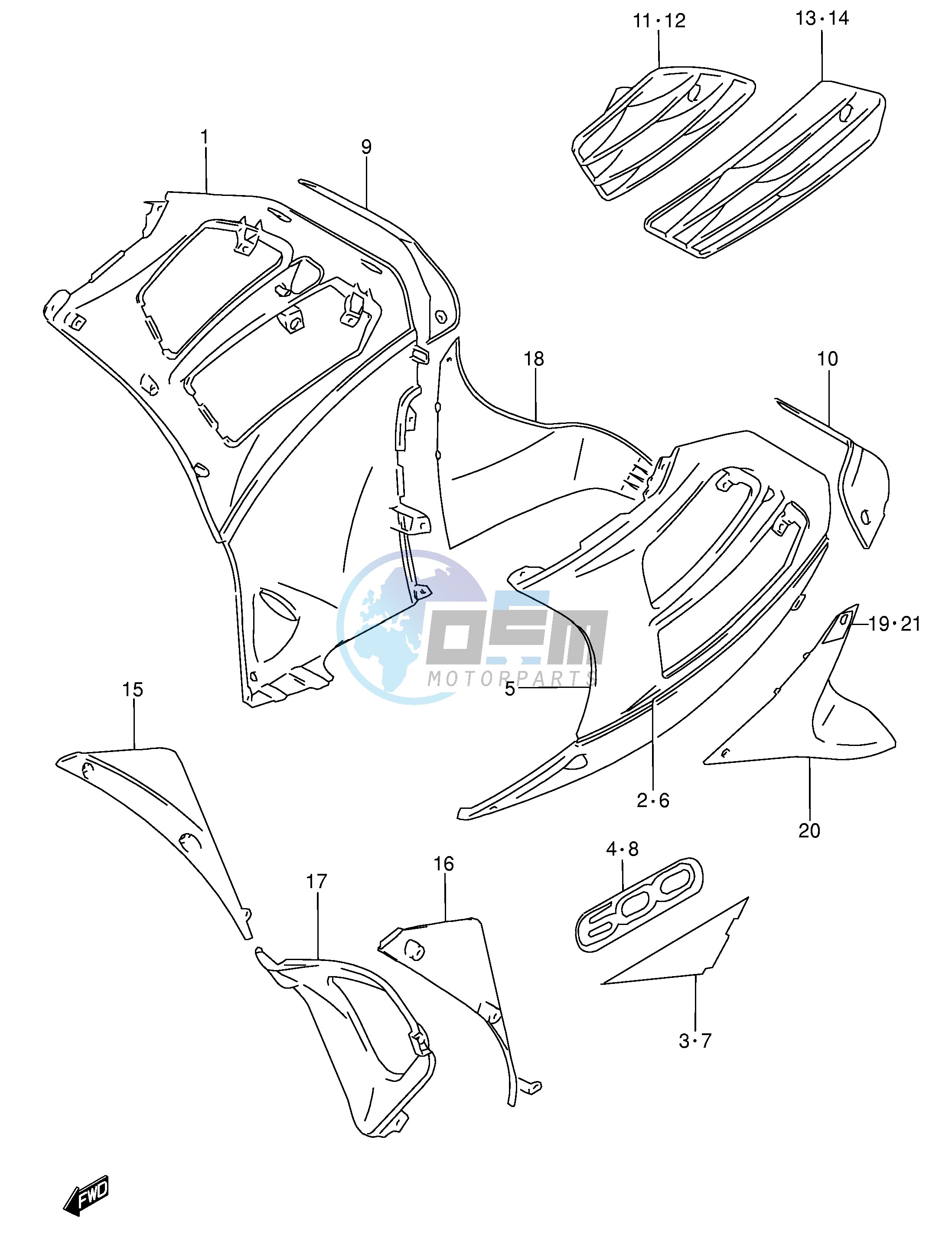 UNDER COWLING BODY (MODEL V)