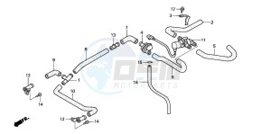 CBR600F4 drawing SOLENOID VALVE