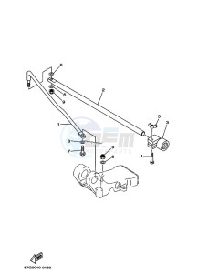 F100A drawing TILLER-HANDLE