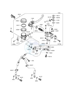 NINJA_ZX-6R ZX600REF FR GB XX (EU ME A(FRICA) drawing Front Master Cylinder