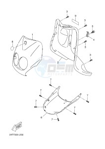 YN50F OVETTO 4 (2ACE) drawing LEG SHIELD