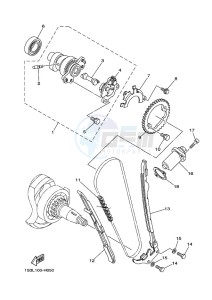 YFM700R YFM70RSSK (2LSV) drawing CAMSHAFT & CHAIN