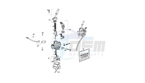 SENDA SM X-TREM - 50 CC EU2 drawing CARBURETOR