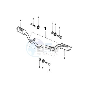 FOX M A2 BE drawing FOOT SUPPORT