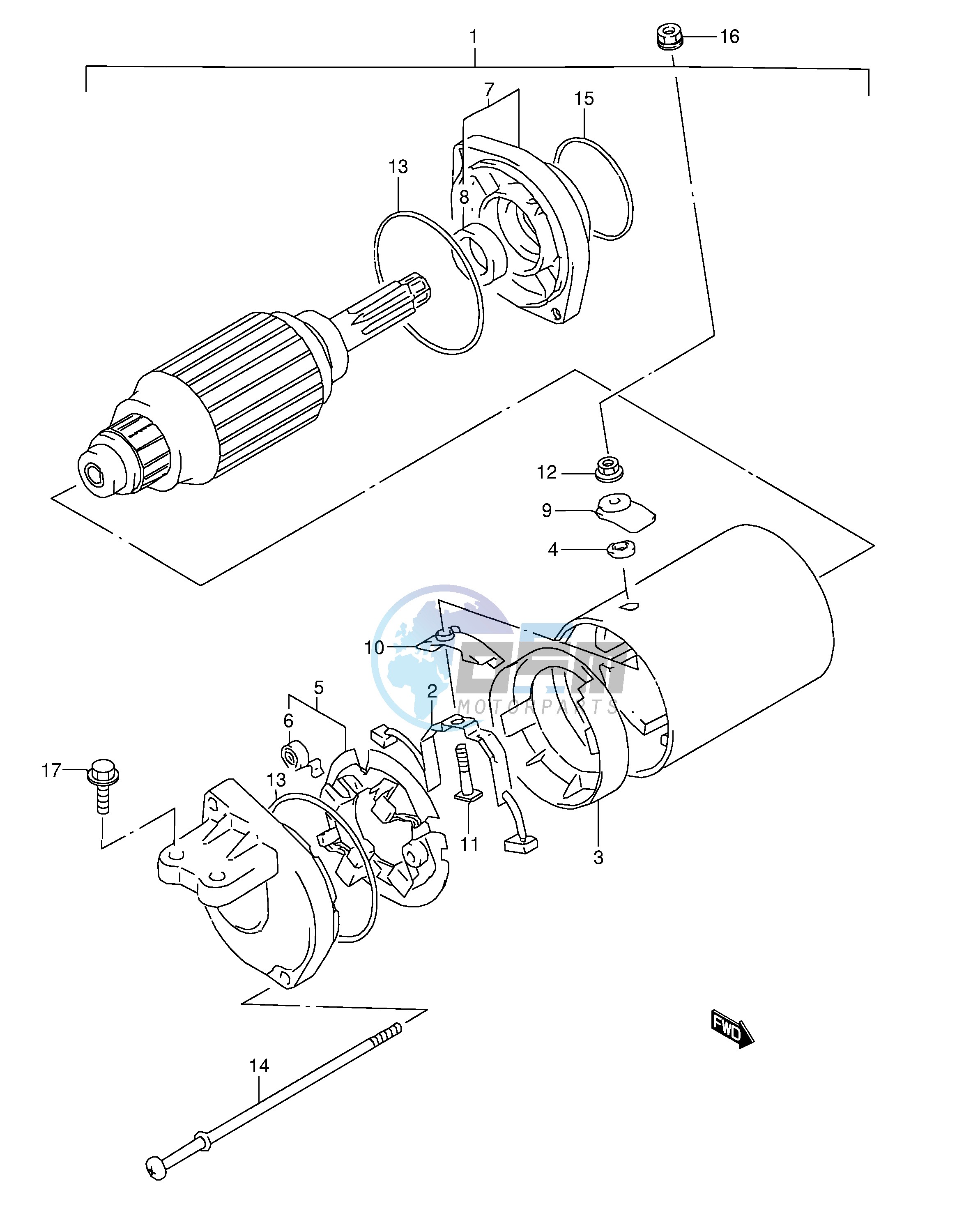 STARTING MOTOR