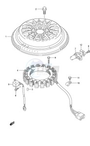 DF 175 drawing Magneto (Model: TG/ZG)