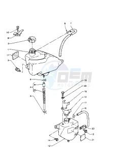 TZR RR 125 drawing OIL TANK