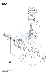 GSX-R600 (E21) drawing CRANKSHAFT