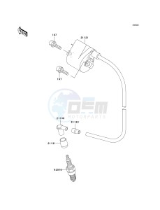 KH 125 M [2000] (M5-M9) drawing IGNITION SYSTEM