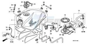 CB600FA3A F / ABS CMF ST drawing FUEL TANK