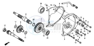 CH125 drawing TRANSMISSION