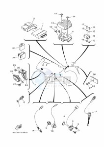 YZF320-A YZF-R3 (B2XG) drawing ELECTRICAL 2