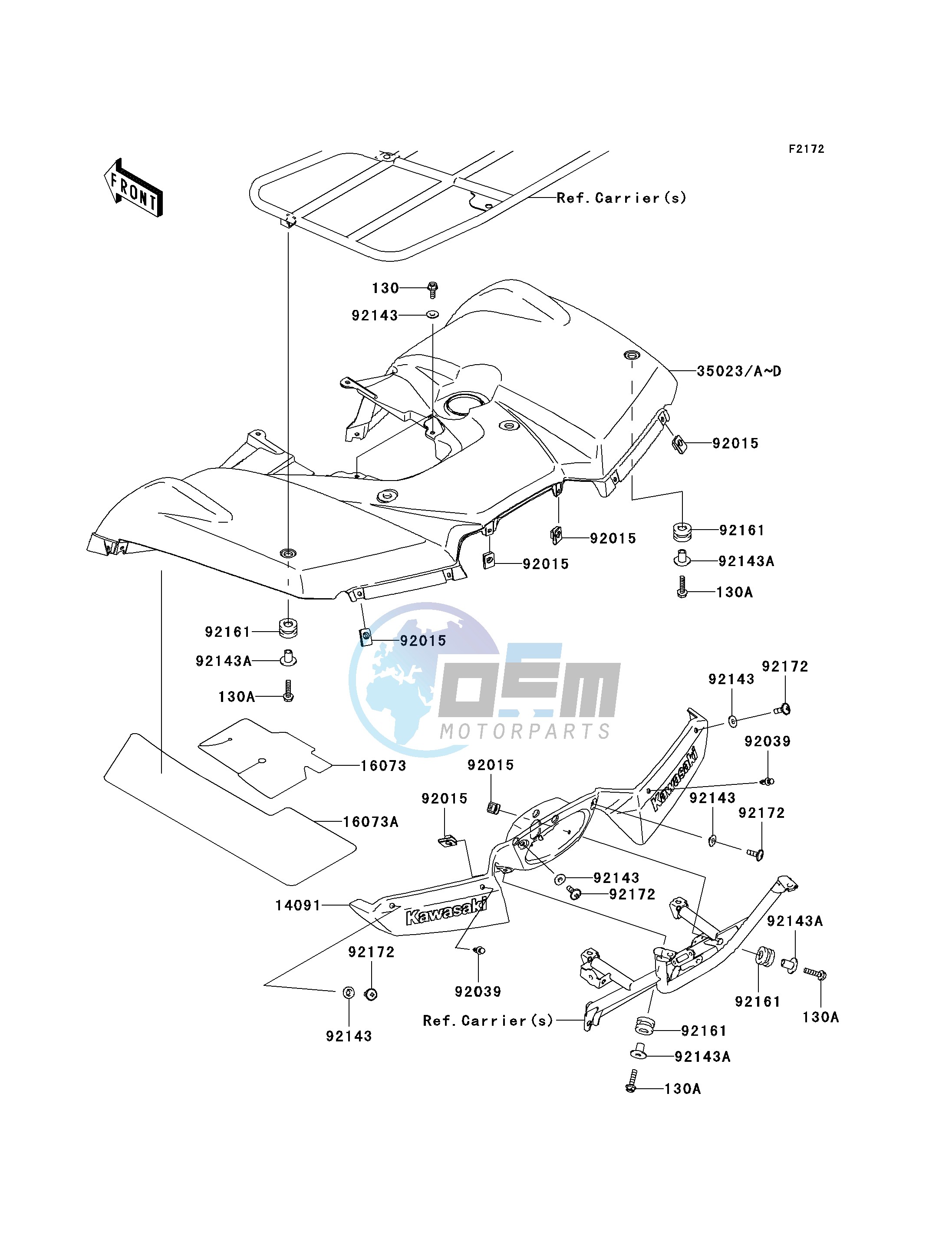 REAR FENDER-- S- -