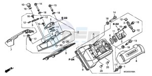 ST1300A9 UK - (E / ABS MKH MME) drawing CYLINDER HEAD COVER