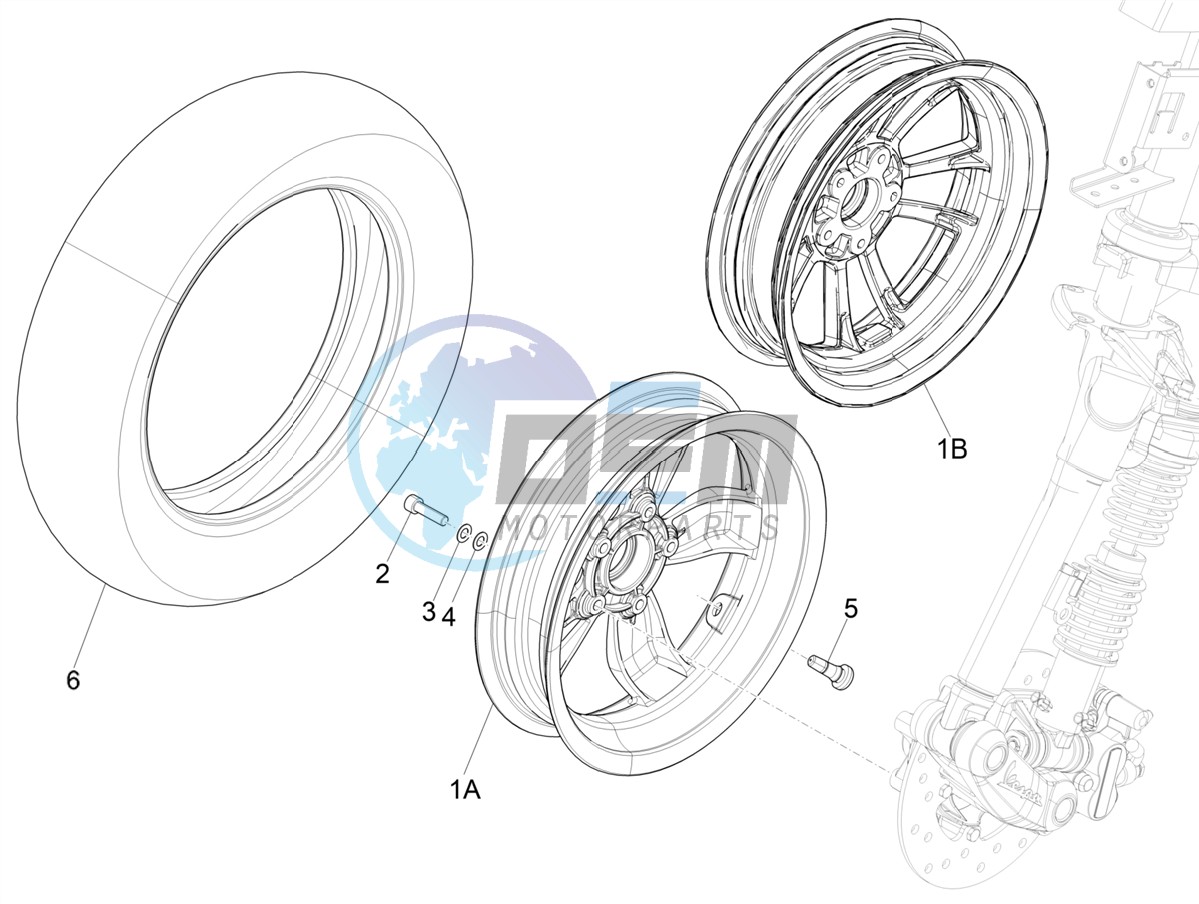 Front wheel